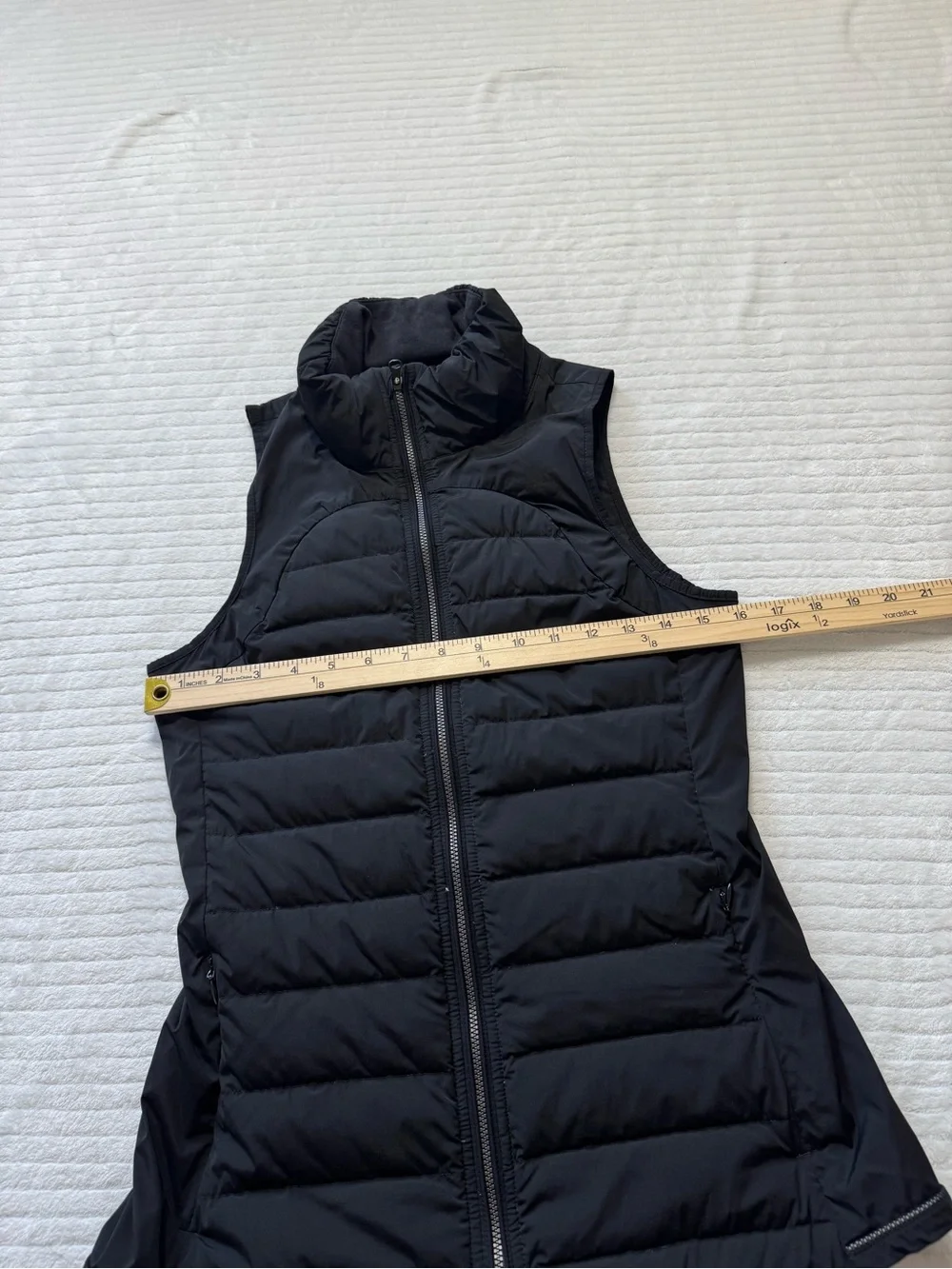 lululemon athletica Black Quilted-Back Sleeveless Vest